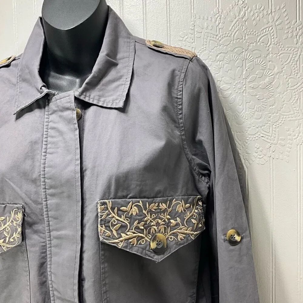 DEMOCRACY Embroidered Jacket - Picture 3 of 7